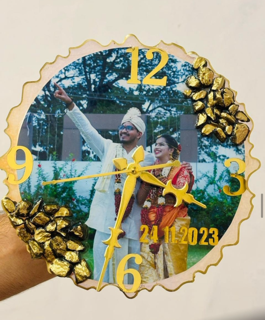 Golden Moment Photo Clock