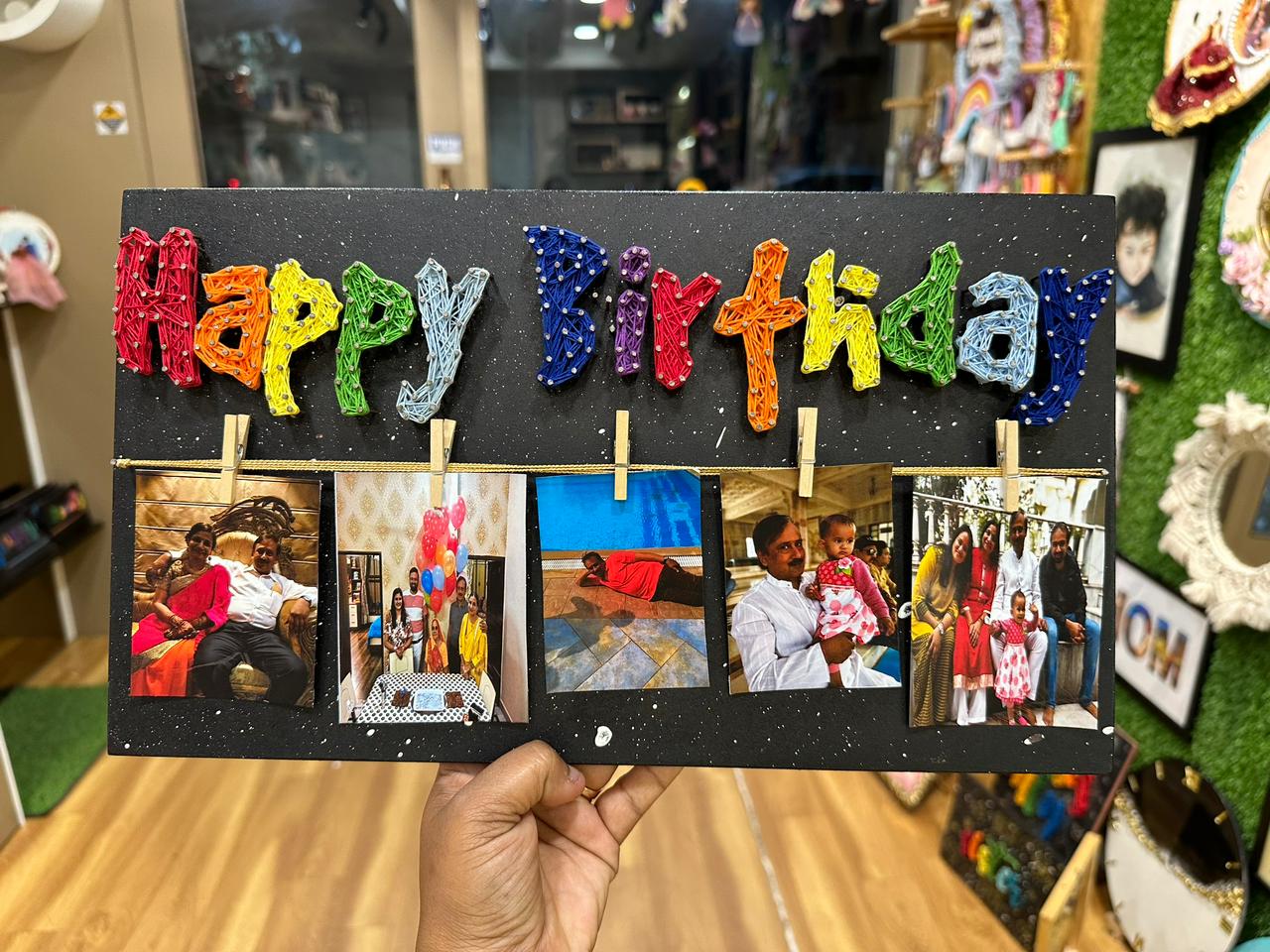 Thread Creation String Art with Personalized Pictures