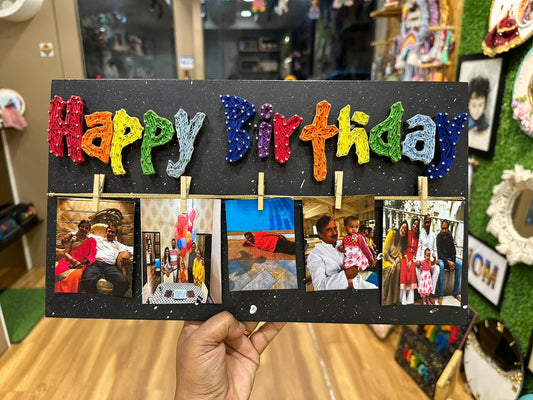 Thread Creation String Art with Personalized Pictures