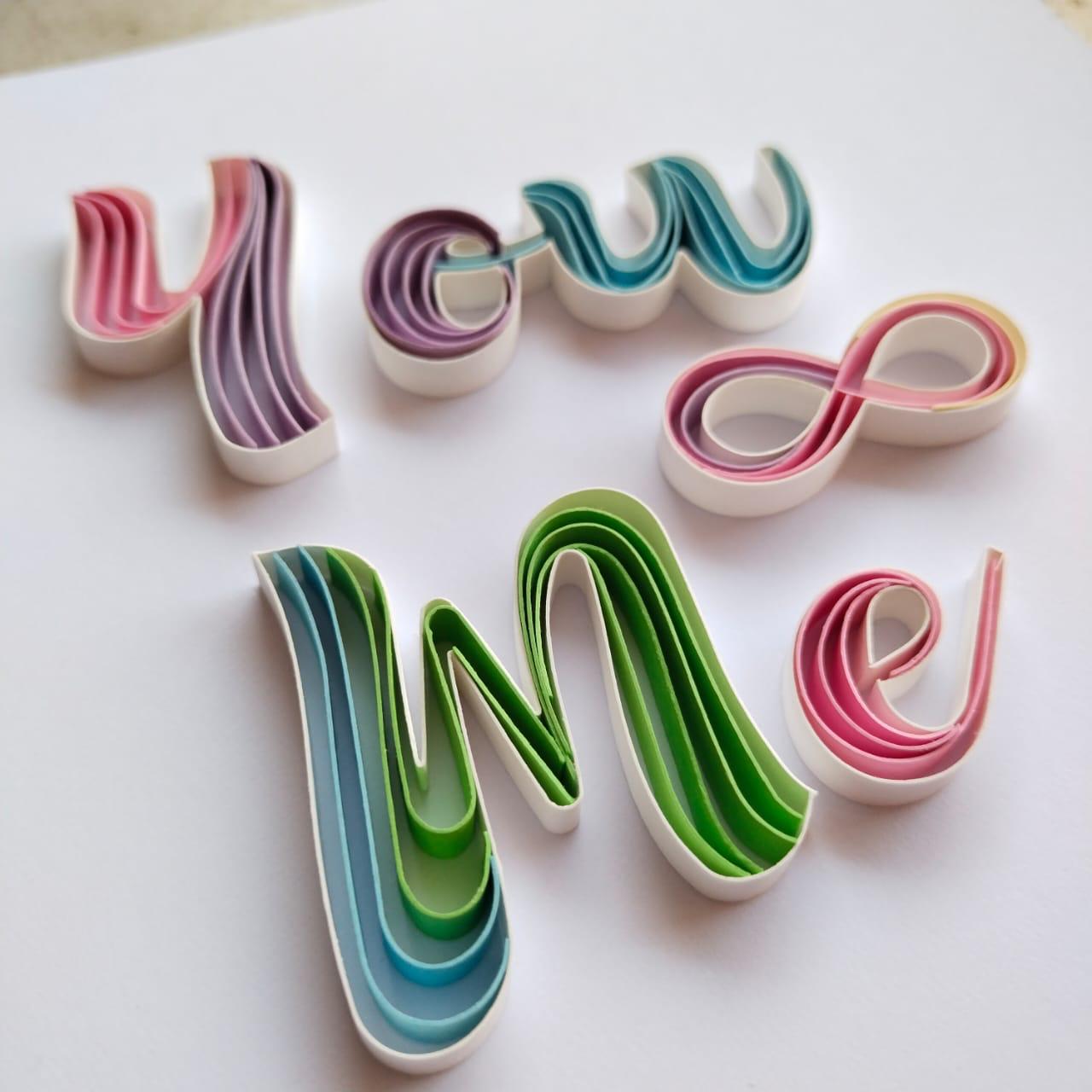 Letter Quilling Frame