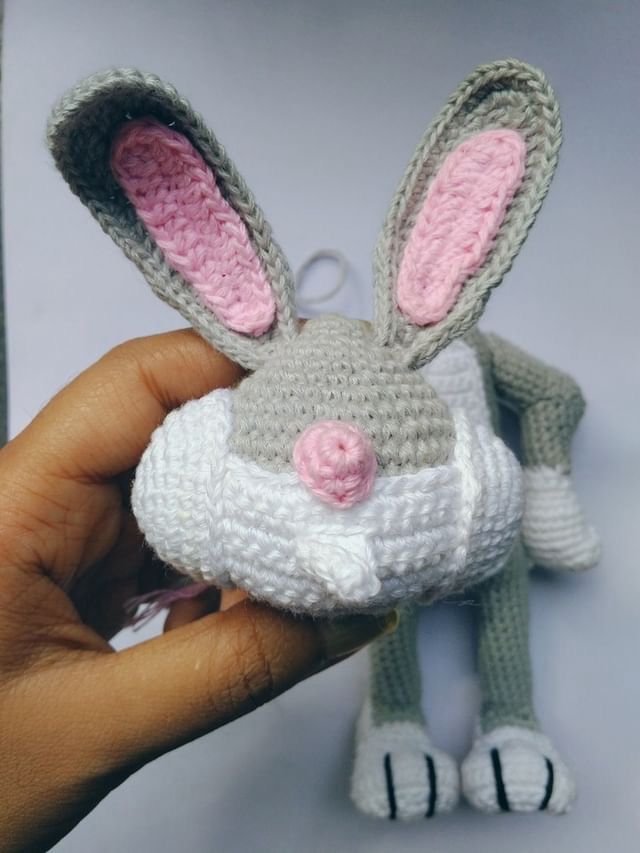 Crochet Bunny Handmade rabbit Ammigurumi Bunny
