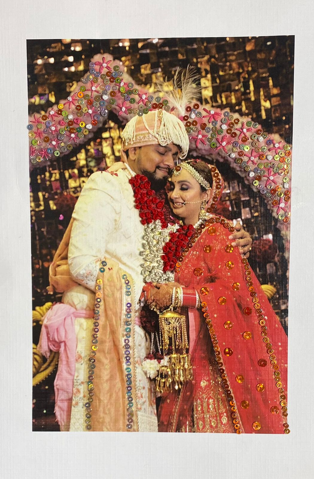 Hand Embroidered Photo