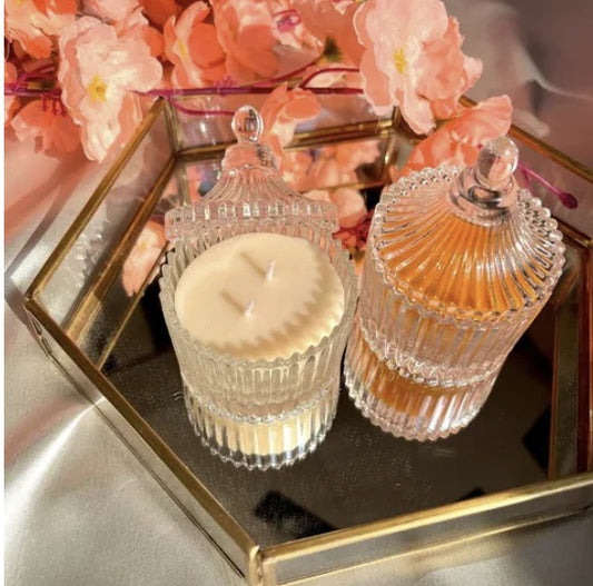 Candy Glass Fragmented Candle