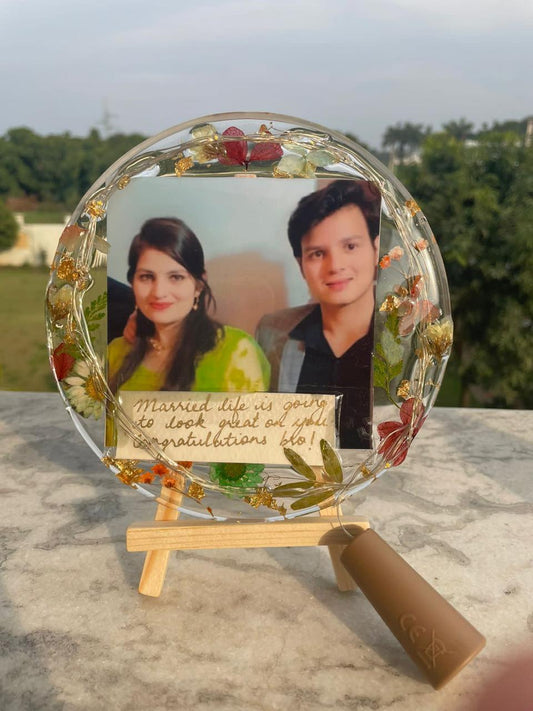 Beloved Duo Resin Resin photo frame