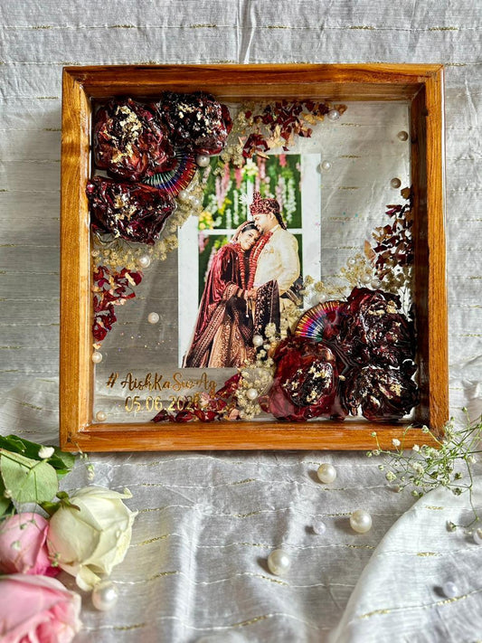 Everlasting Love Varmala preservation Resin Frame