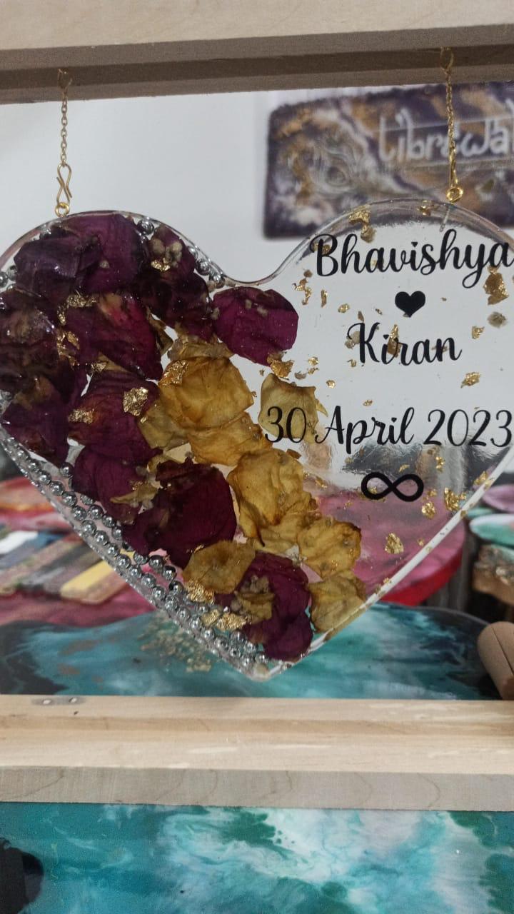 Eternal Resin Heart Frame