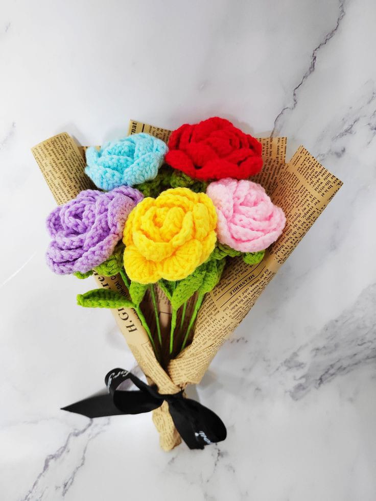 EverBloom Roses flower crochet