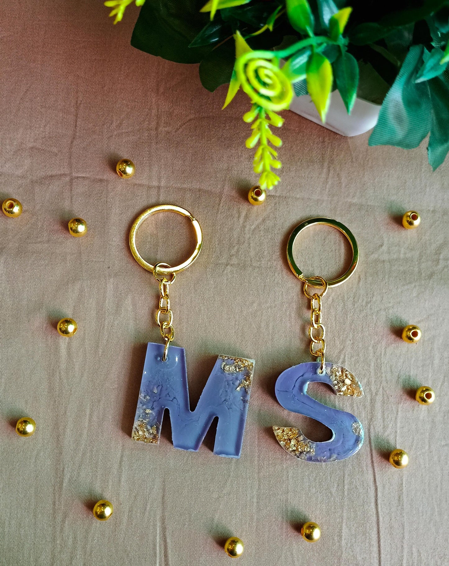 Radiant Resin Keychain