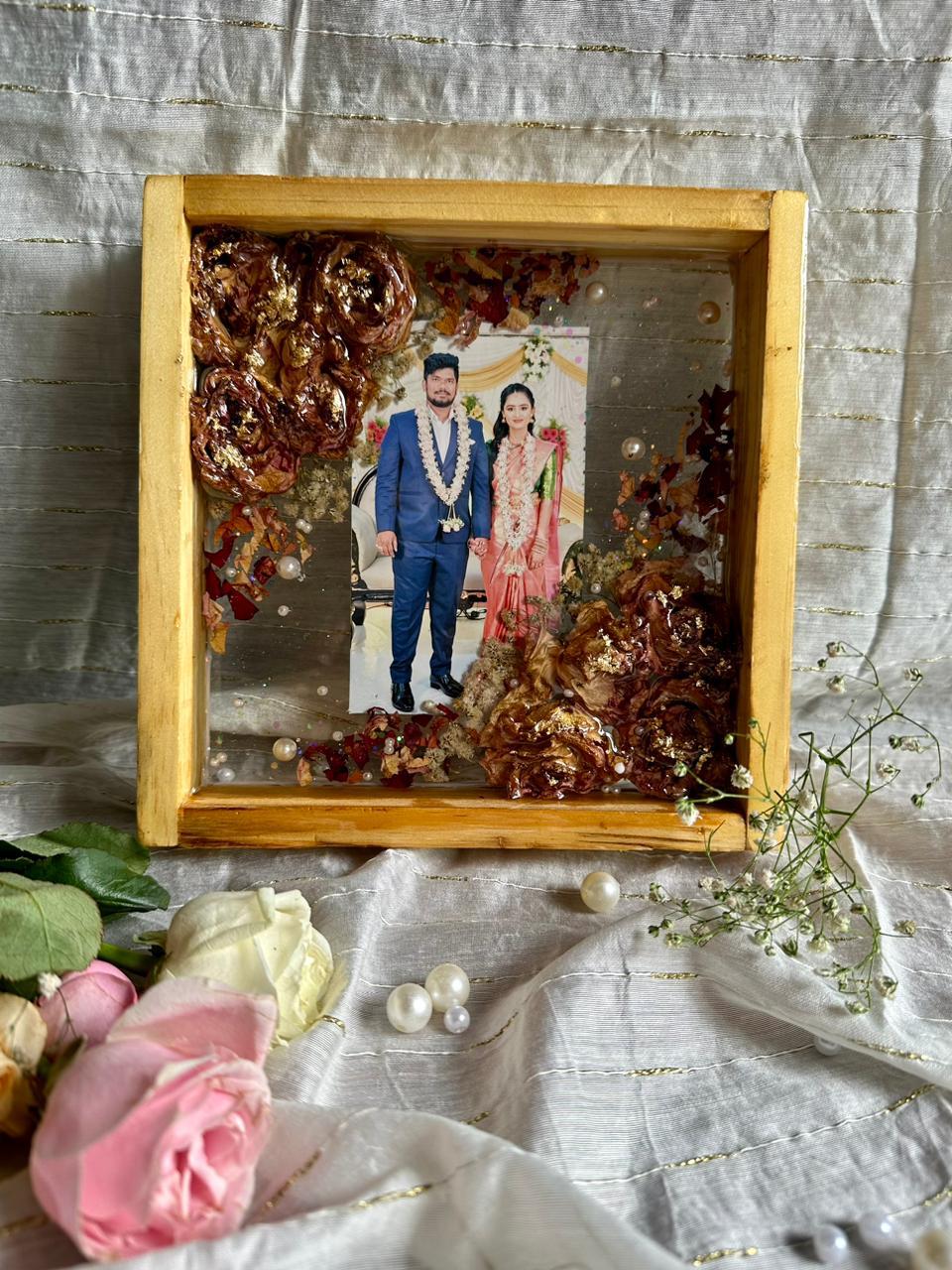 Everlasting Love Varmala Preservation Resin Frame