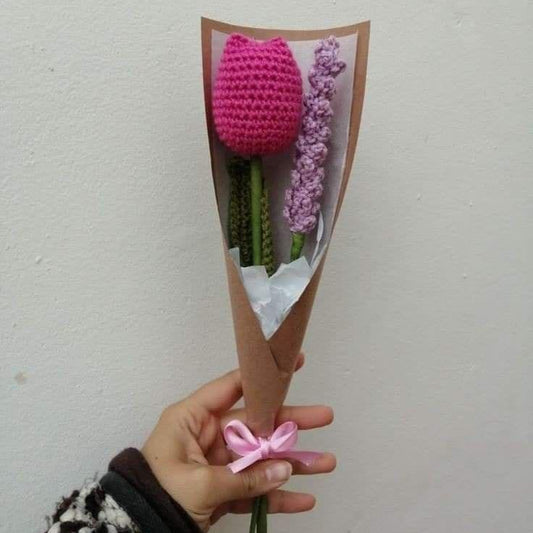 BlushTulip Delight flower crochet