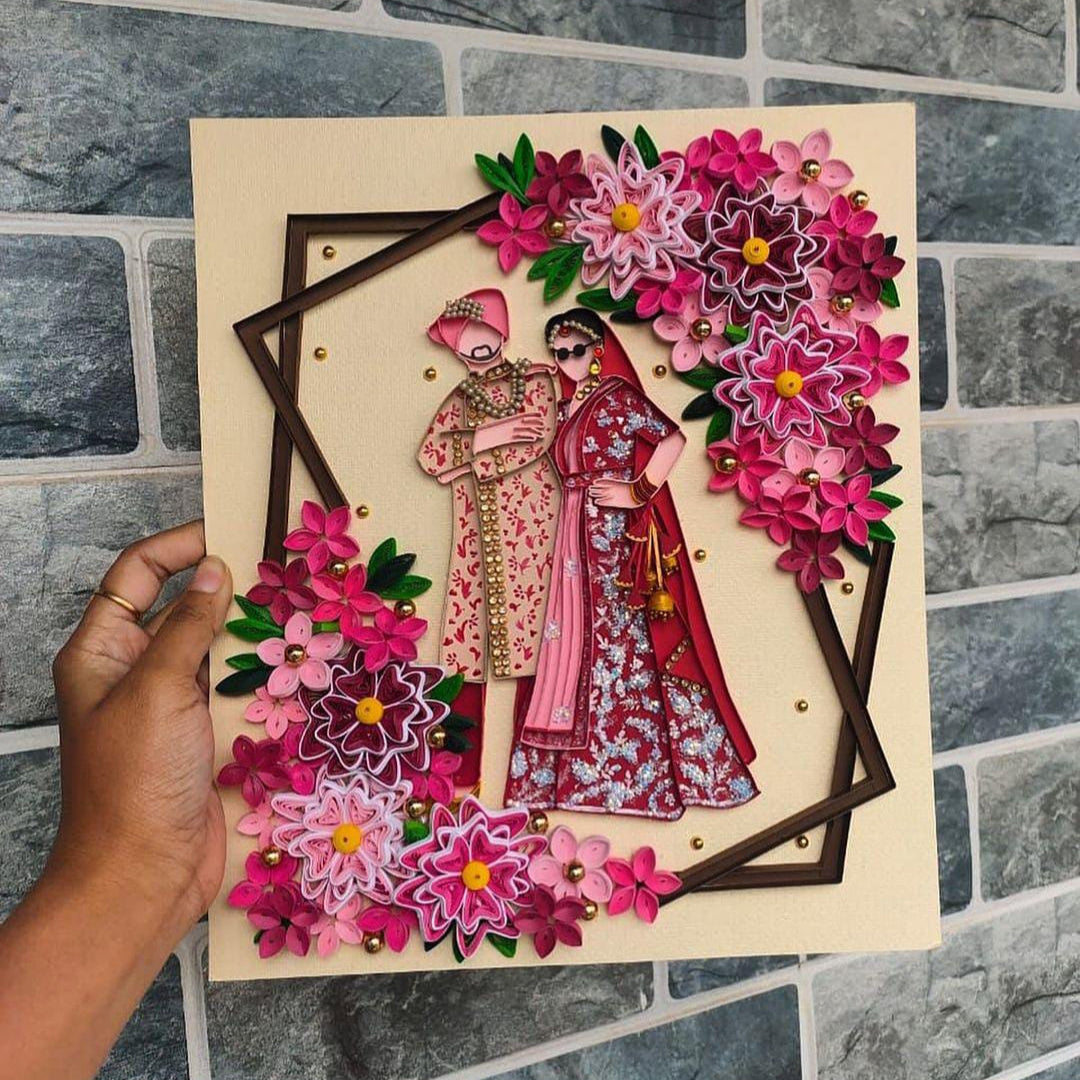 Quilling Craft Masterpiece Portrait