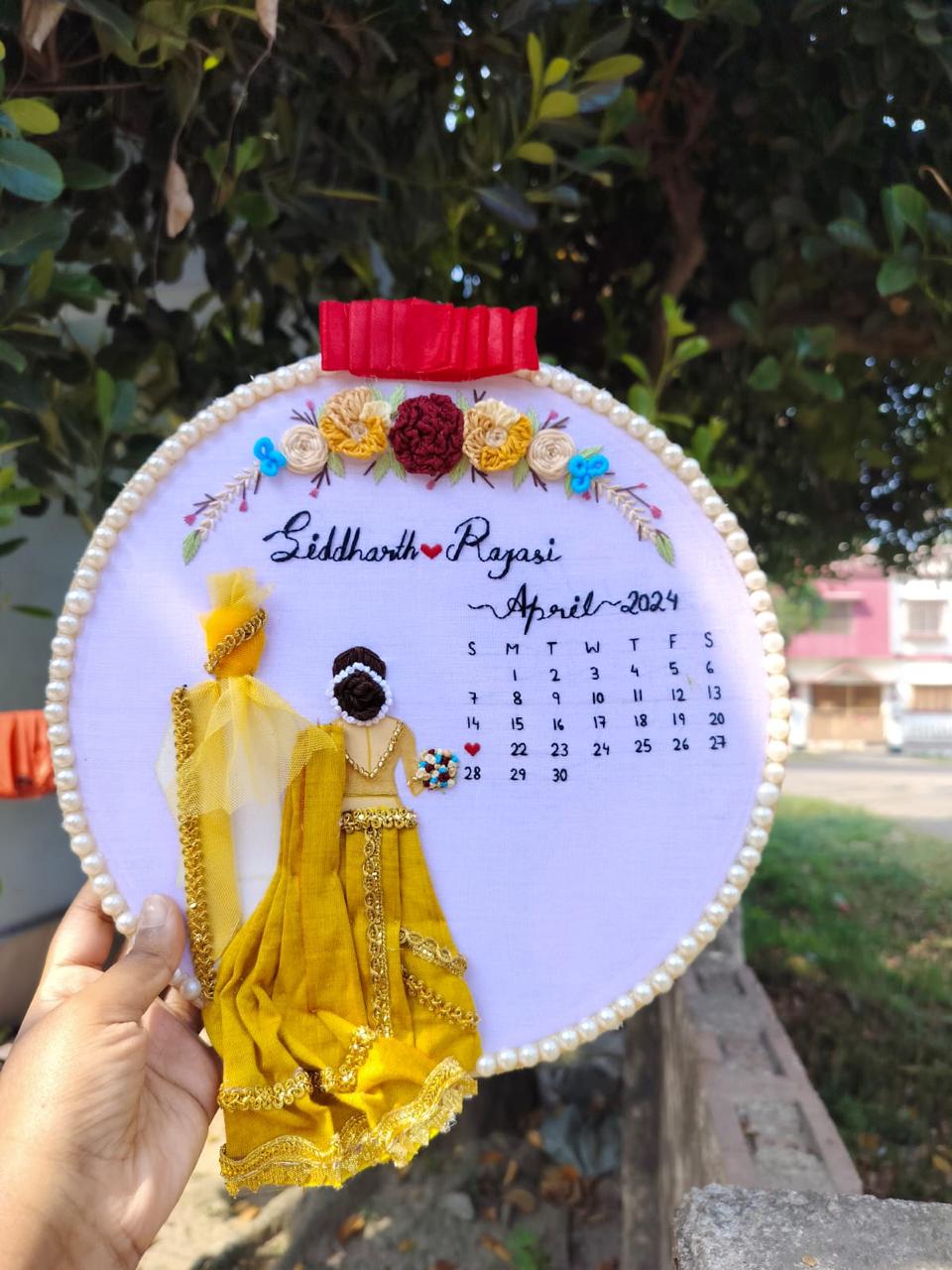 Dreamy Love Embroidery Hoop