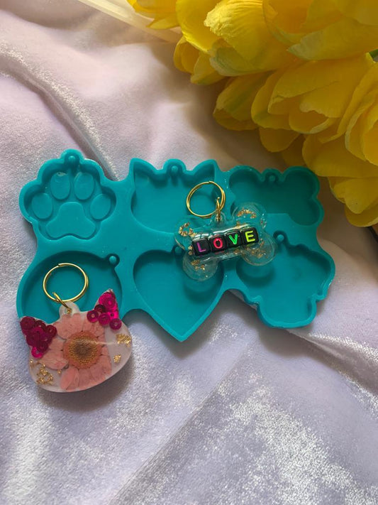 CrystalGloss Resin Keychains