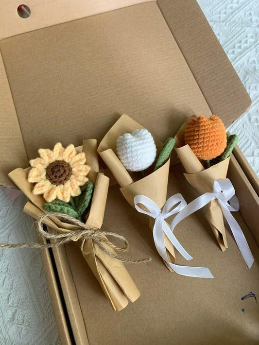 Radiant Garden Duo crochet flower