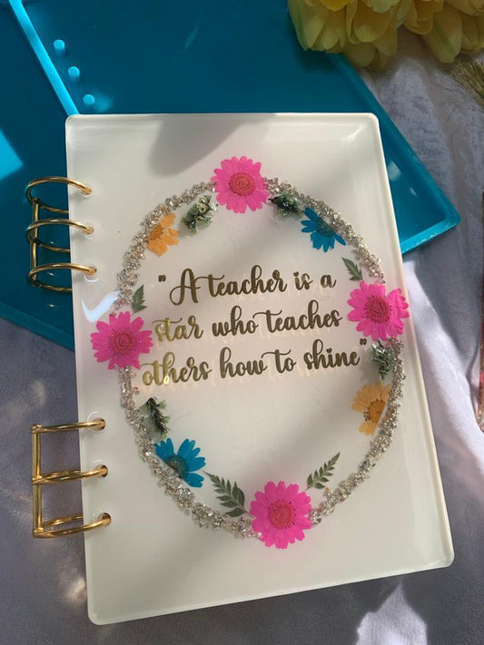 InspireGlow Resin Diary for Teachers