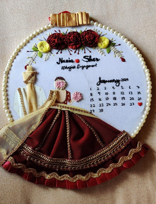 Eternal Love Embroidery Hoops