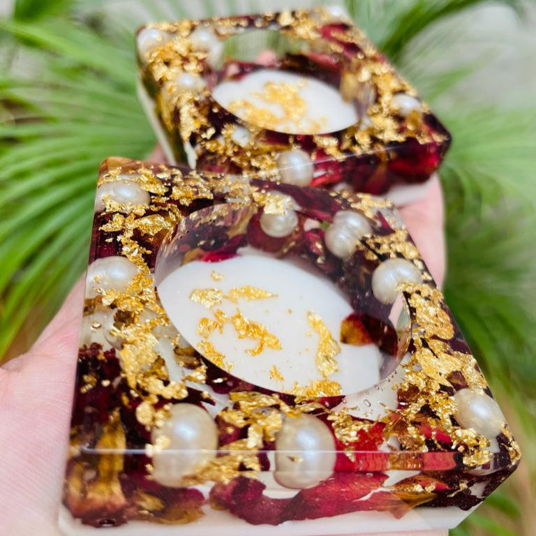 Radiant Serenity Resin Candles