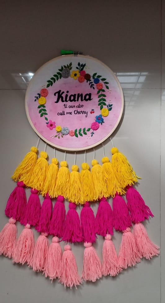 TasselCharm Embroidery Hoop