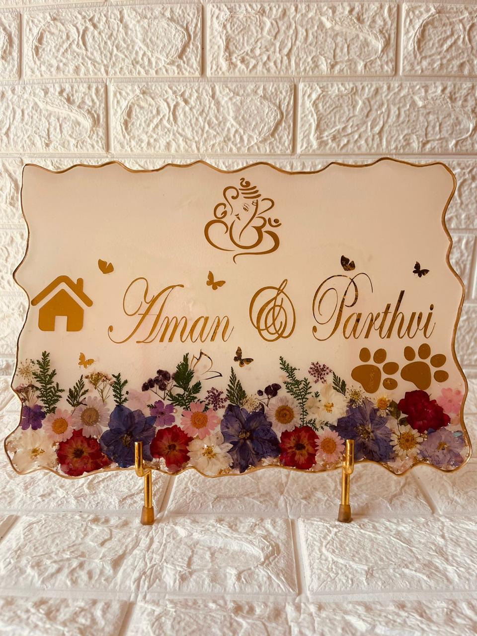Eternal Love Resin Name Plate