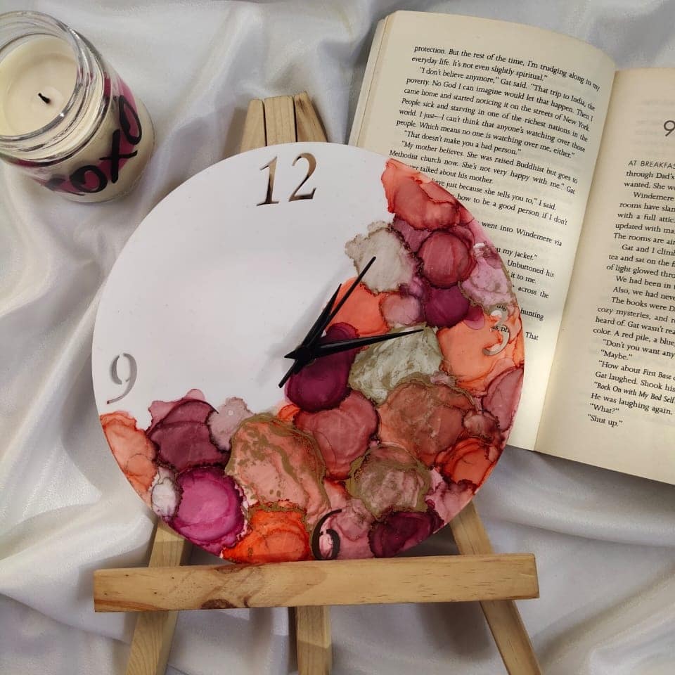 Love in Lather Handmade Resin Clock