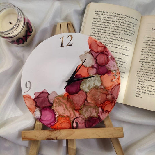Love in Lather Handmade Resin Clock