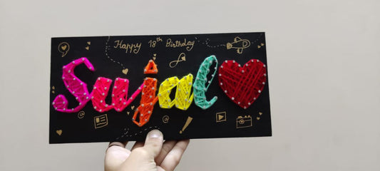 Stringed Names string art