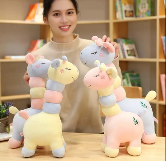 Rainbow Giraffe Plush
