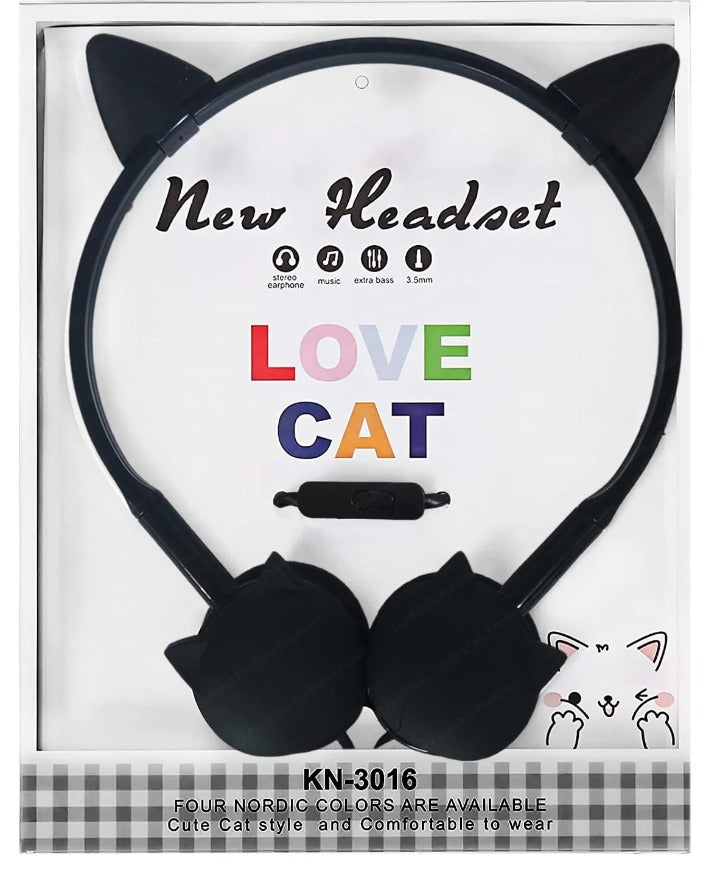 MidnightPaws Cat/Rabbit Wired Headphones