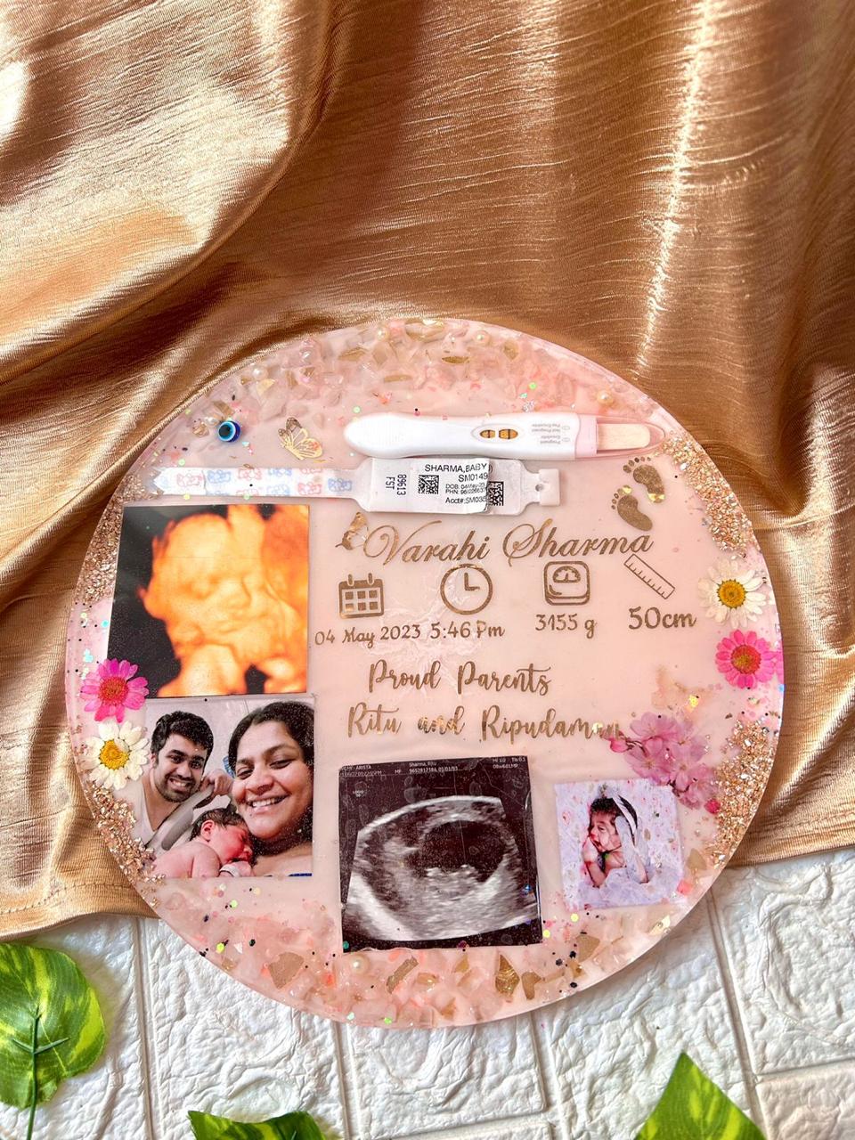 Radiant Harmony Resin Frame
