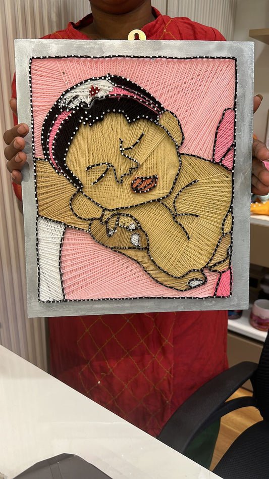 Baby Threads string art customized