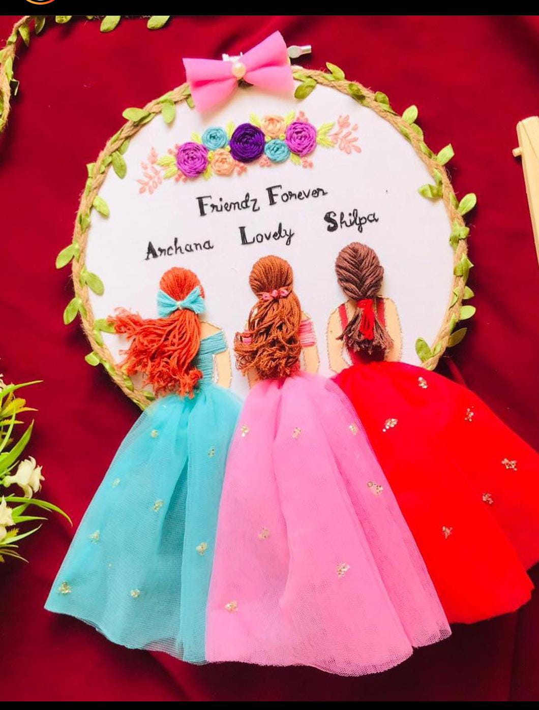 Forever Bonds Handcrafted Friends Hoop