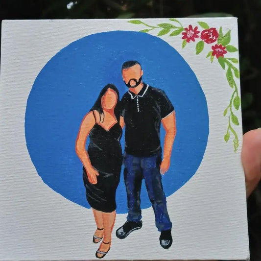 Eternal Embrace illustration on paper