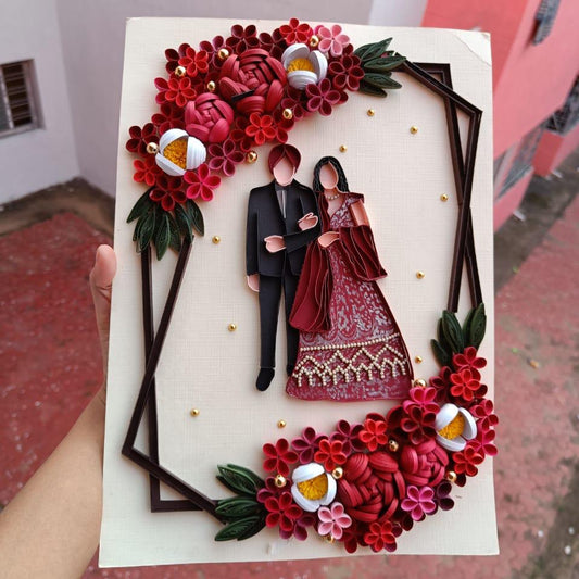 Graceful Spiral Quilling Art