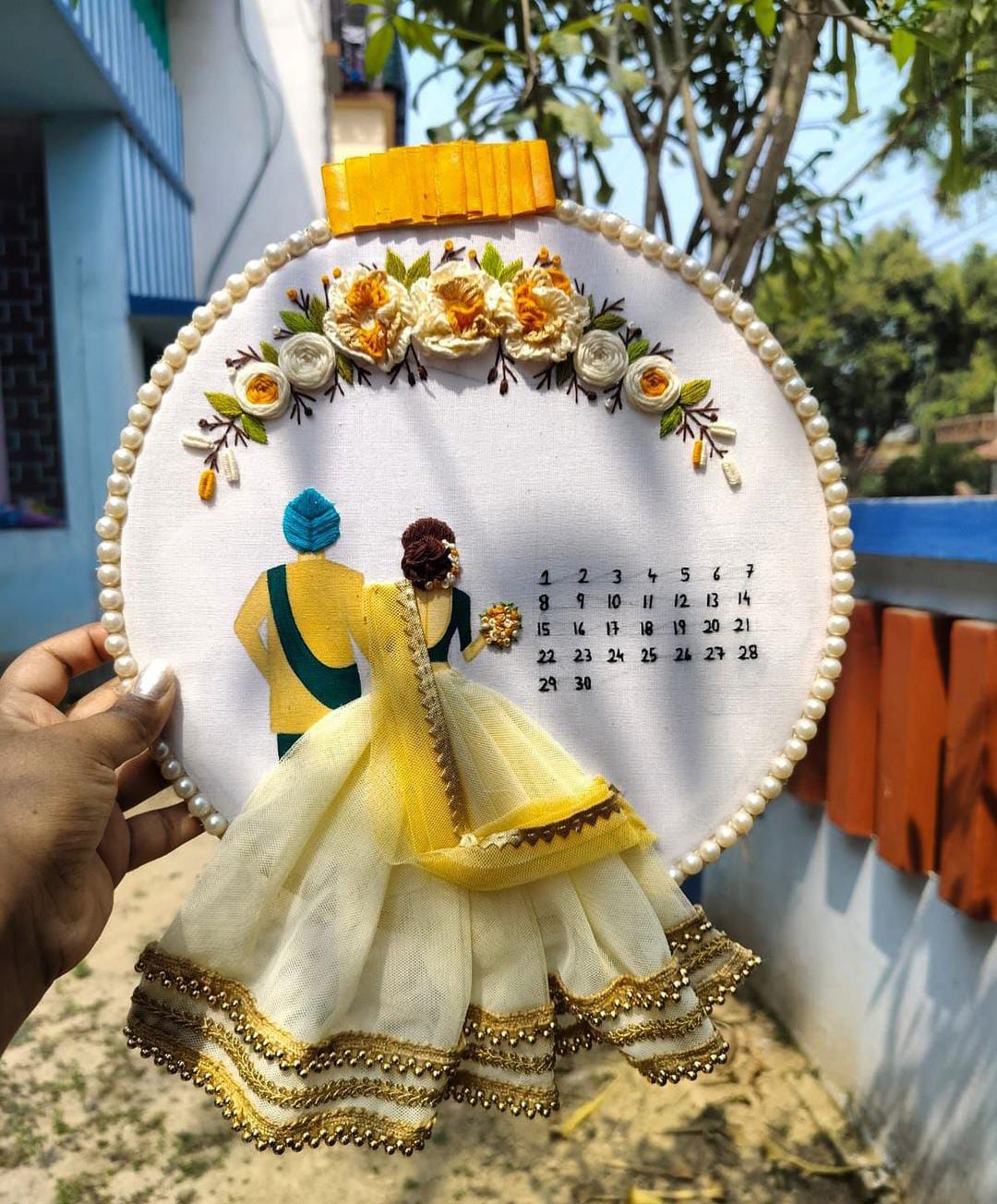 Lovers' Circle hoop art