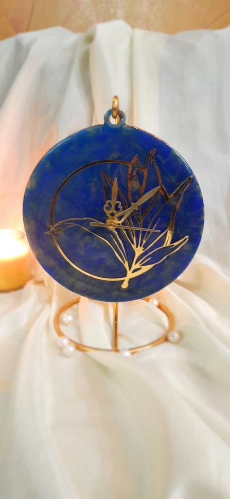 Eternal Elegance Resin Clock