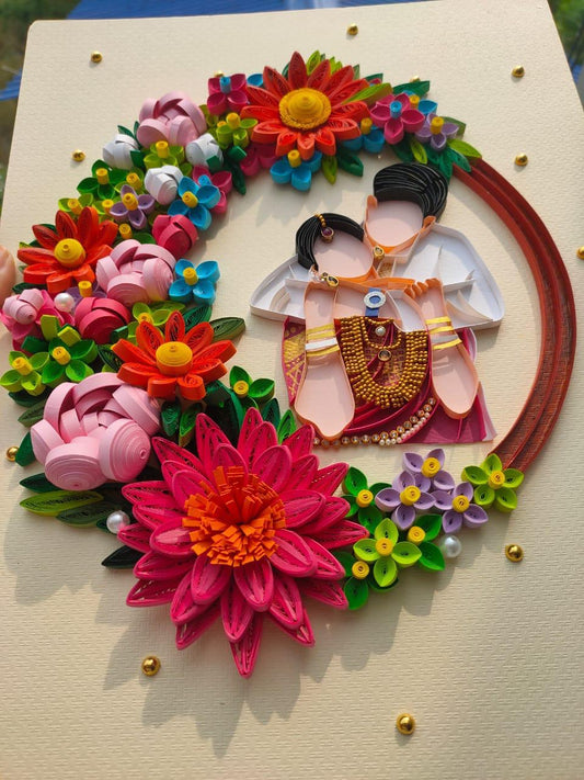 Sunset Serenade Quilling Art