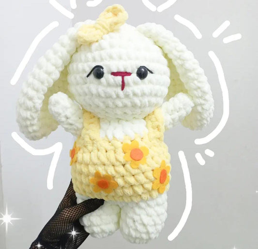 BunnyBelle Yarn Velvet Crochet Teddy