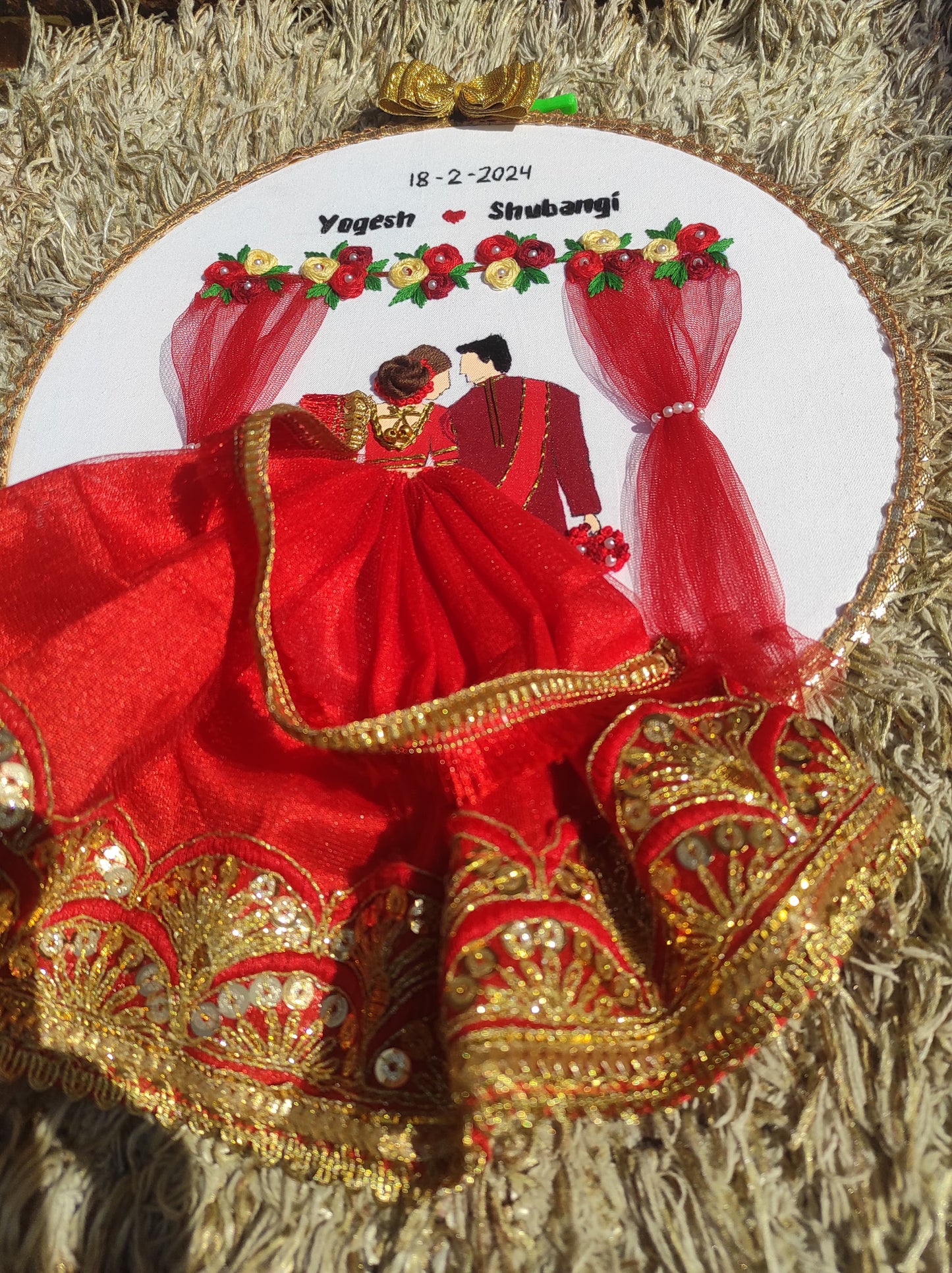 Eternitys Embrace Embroidery Hoop