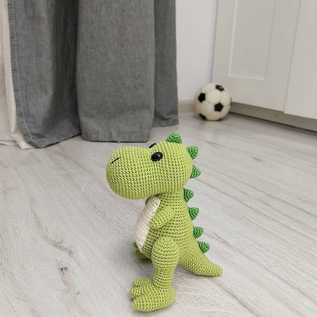 crochet dinosaur