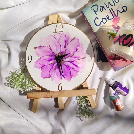 InkWave Alcohol Ink Clock