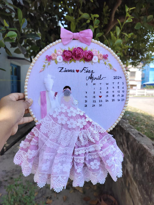 Romantic Reverie Embroidery Hoop