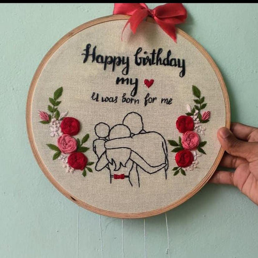 Artisan Loop Embroidery Hoop String Art