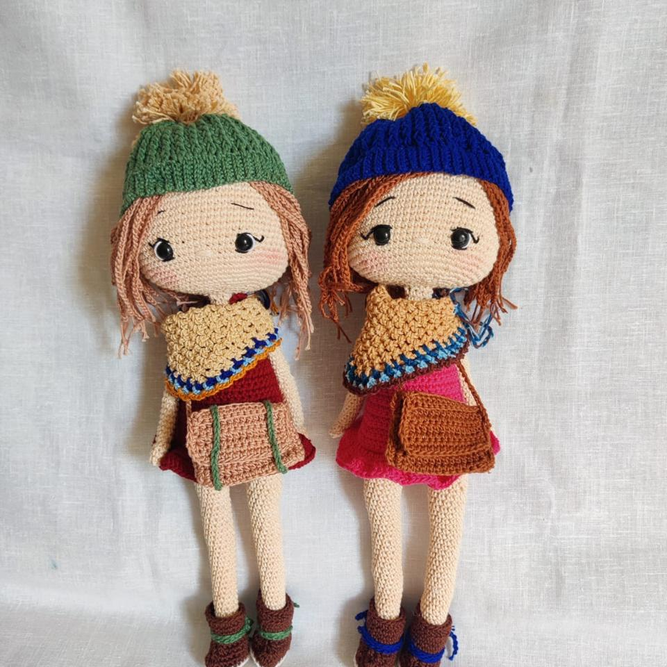 Blossom Belles crochet dolls
