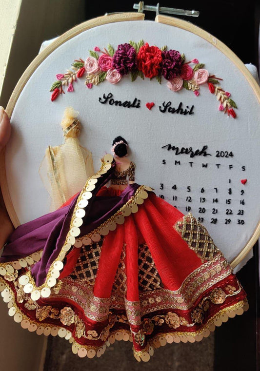 Enchanted Whispers Embroidered Hoop