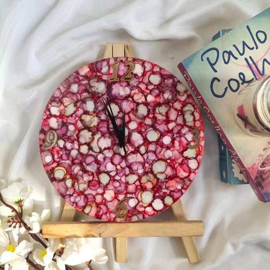 InkWave Alcohol Ink Clock