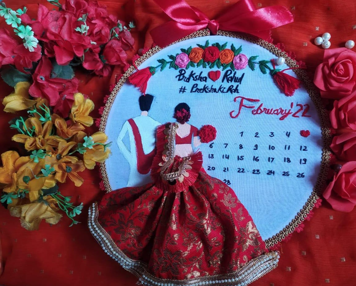 Endless Love Embroidery Hoop art