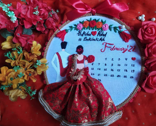 Endless Love Embroidery Hoop art