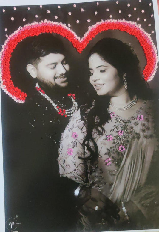 Threaded Love Story Embroidery Frame