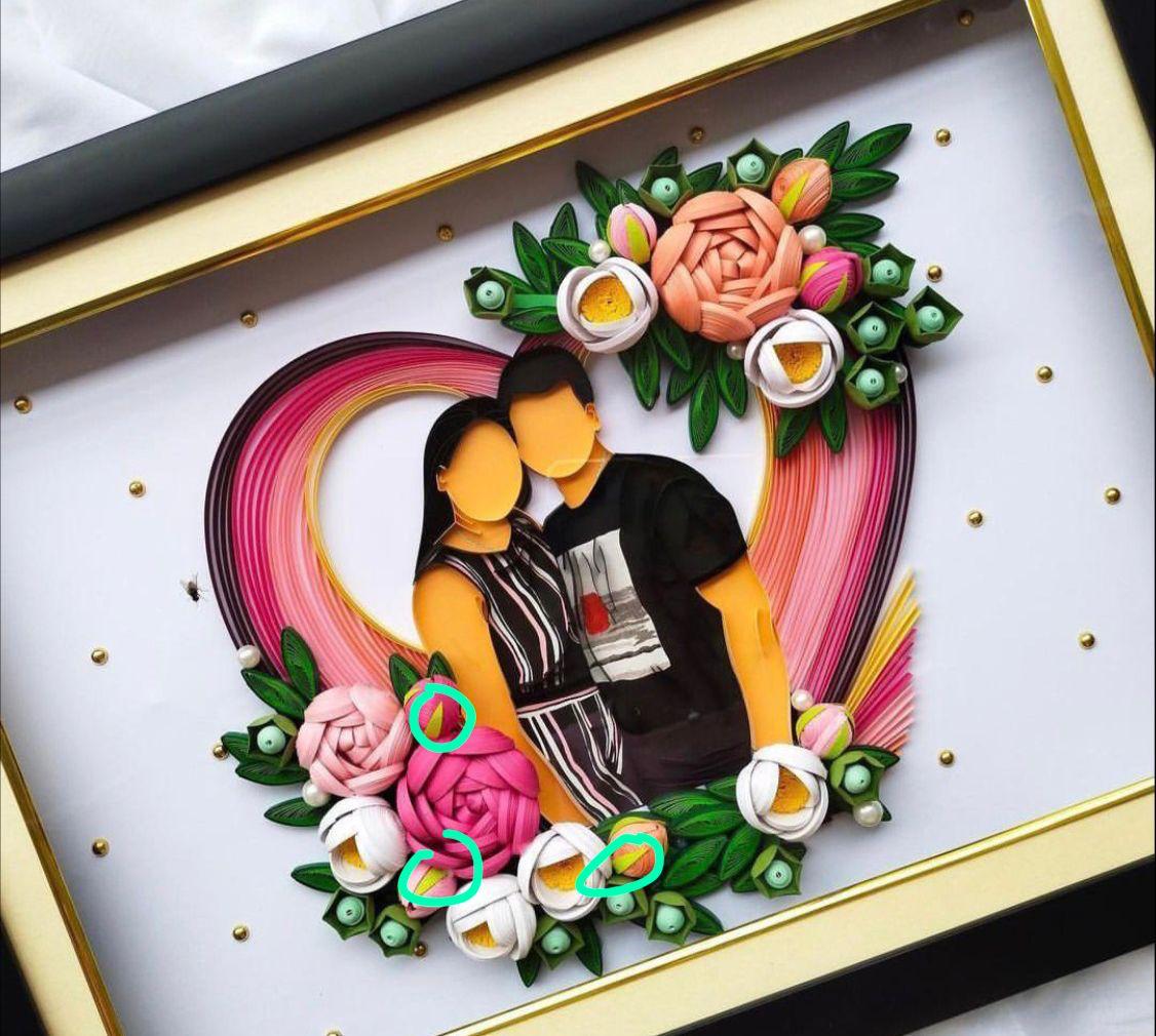 Quilling Craft Couple Creations