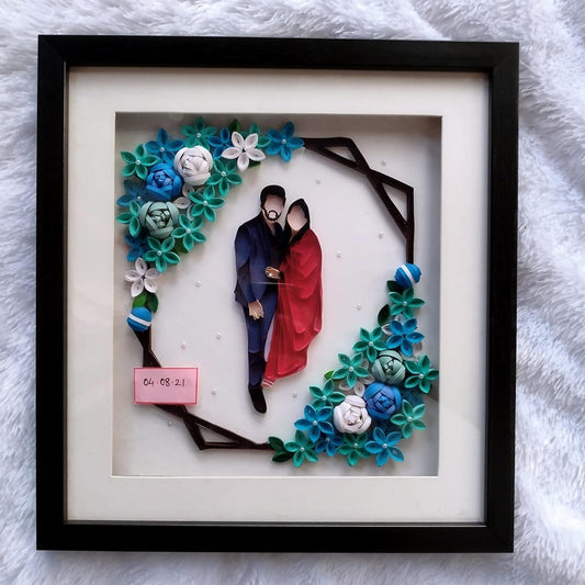 Together Forever Quilling Art